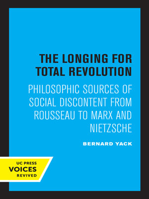 cover image of The Longing for Total Revolution